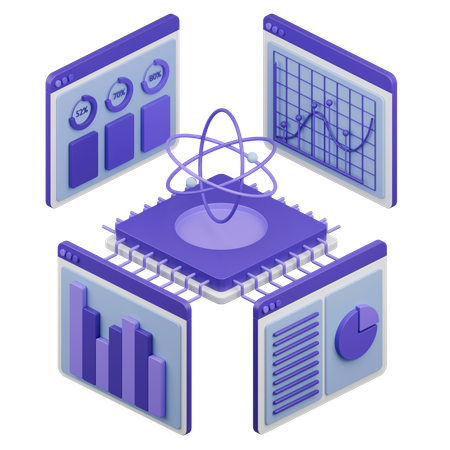 Predictive Chart  3D Icon