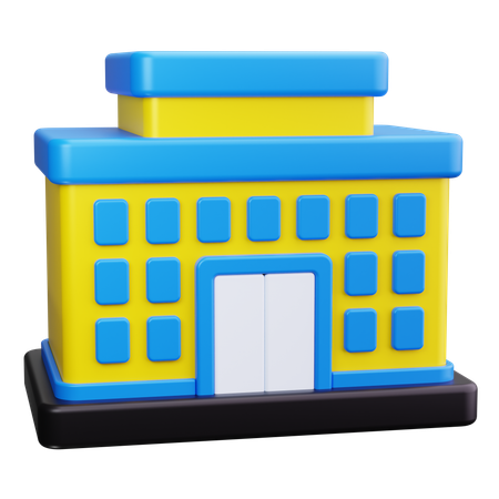 Edifício acadêmico  3D Icon