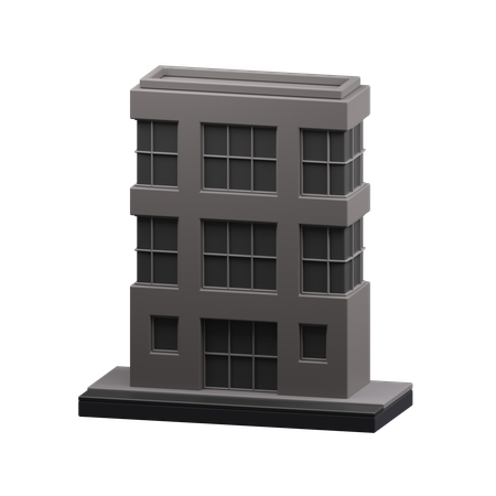 Prédio de apartamentos  3D Icon