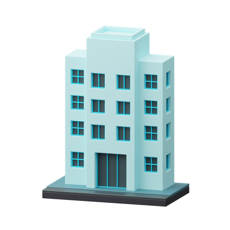 Prédio de apartamentos  3D Icon