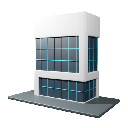 Prédio comercial  3D Icon