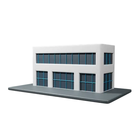 Prédio comercial  3D Icon