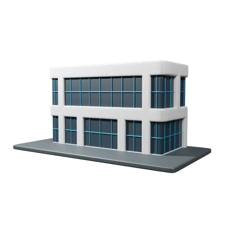 Prédio comercial  3D Icon