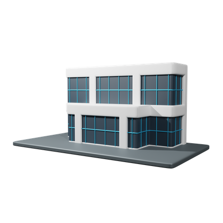 Prédio comercial  3D Icon