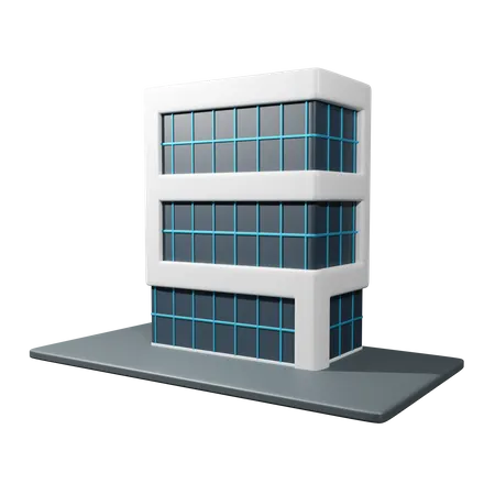 Prédio comercial  3D Icon