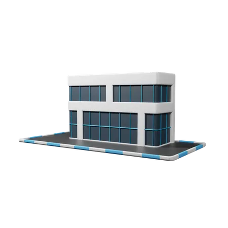 Prédio comercial  3D Icon