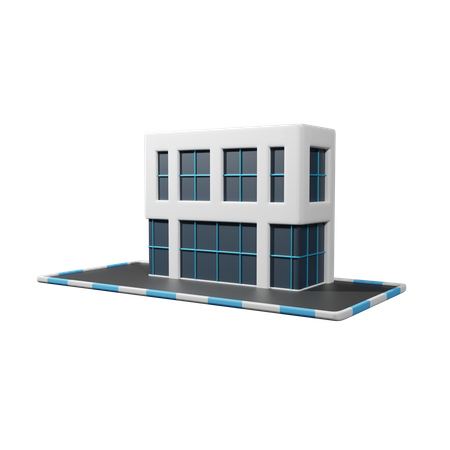 Prédio comercial  3D Icon