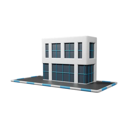 Prédio comercial  3D Icon