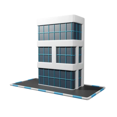 Prédio comercial  3D Icon