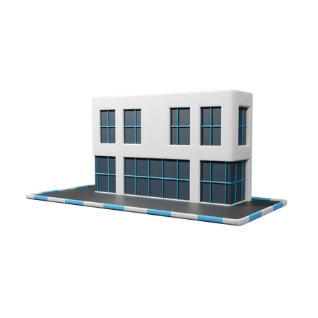 Prédio comercial  3D Icon