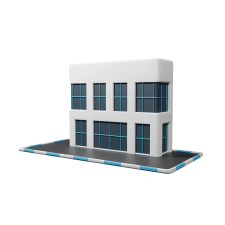 Prédio comercial  3D Icon