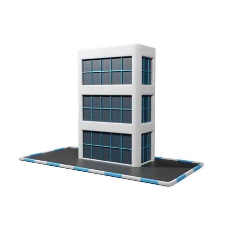 Prédio comercial  3D Icon