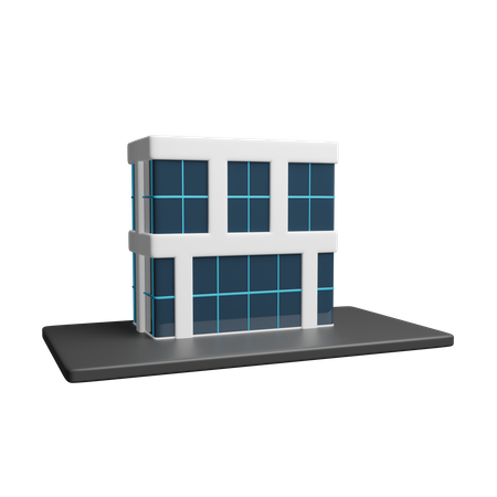 Prédio comercial  3D Icon