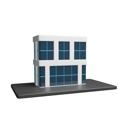 Prédio comercial  3D Icon