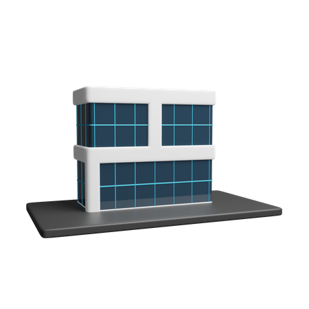 Prédio comercial  3D Icon