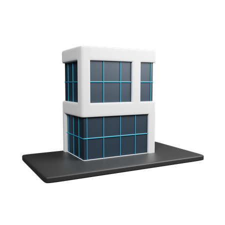 Prédio comercial  3D Icon