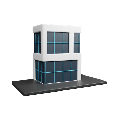 Prédio comercial  3D Icon