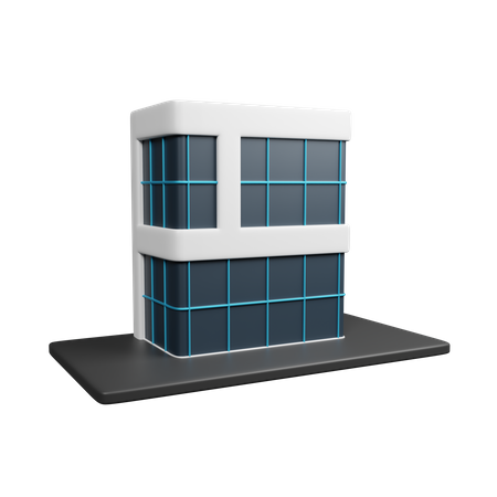 Prédio comercial  3D Icon