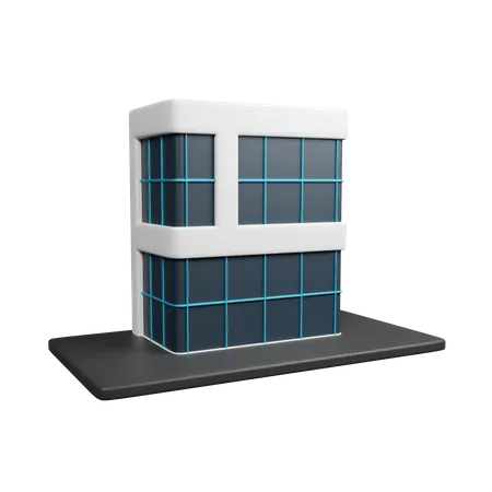 Prédio comercial  3D Icon