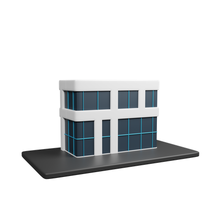 Prédio comercial  3D Icon