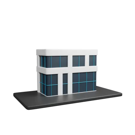 Prédio comercial  3D Icon