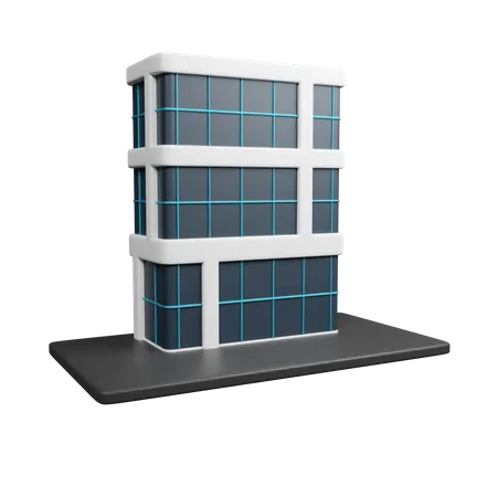 Prédio comercial  3D Icon