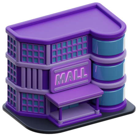 Prédio do shopping  3D Icon