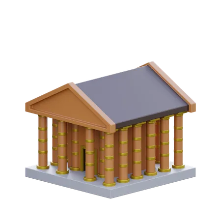 Prefeitura  3D Icon