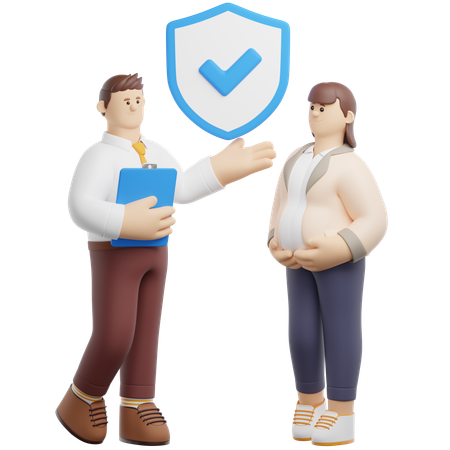 Pregnancy Insurance  3D Icon