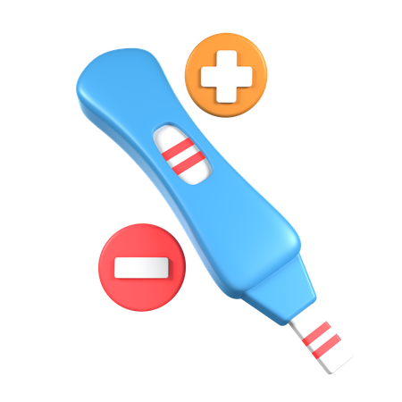 Pregnancy Test  3D Icon