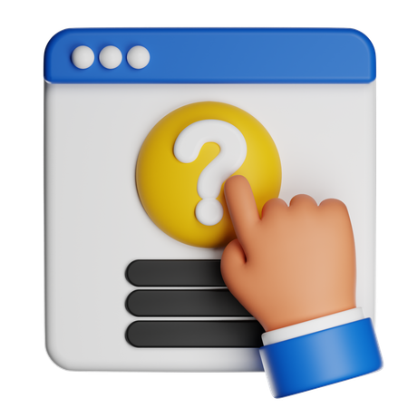 Preguntar  3D Icon