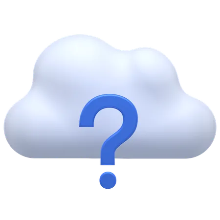 Pregunta sobre la nube  3D Icon