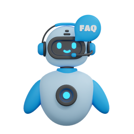 Chatbot de preguntas frecuentes  3D Icon