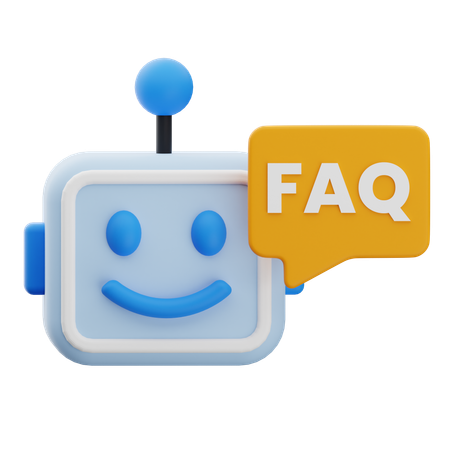 Preguntas frecuentes sobre bots  3D Icon