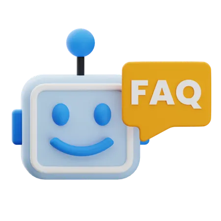 Preguntas frecuentes sobre bots  3D Icon