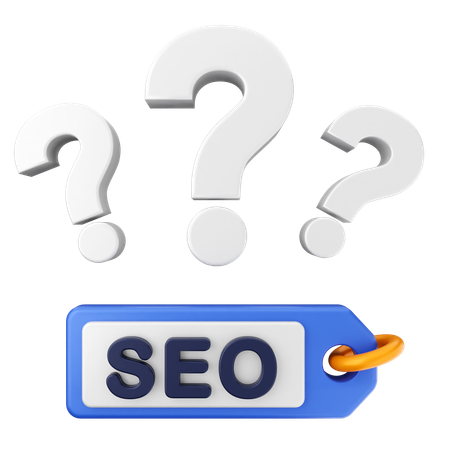 Preguntas frecuentes sobre SEO  3D Icon