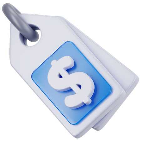 Preisschild  3D Icon