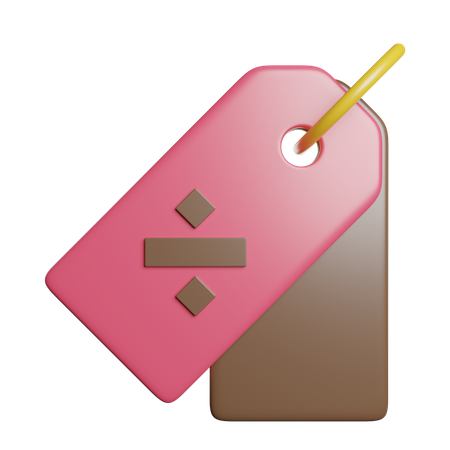 Preisschild  3D Icon