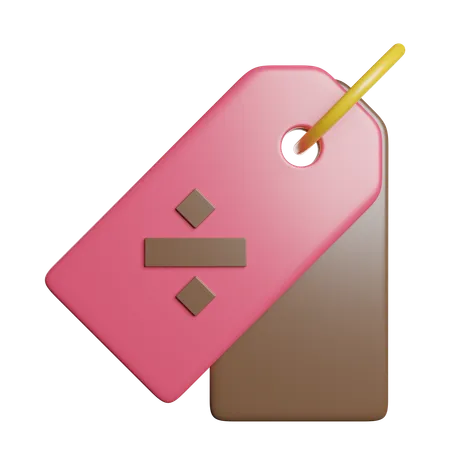 Preisschild  3D Icon