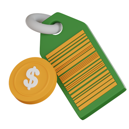 Preisschild  3D Icon