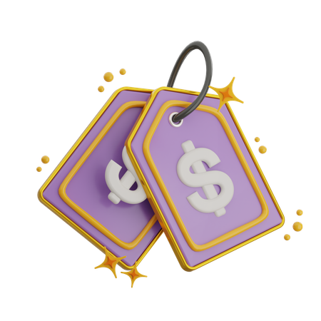 Preisschild  3D Icon
