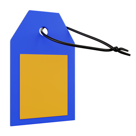 Preisschild  3D Illustration