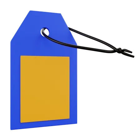 Preisschild  3D Illustration