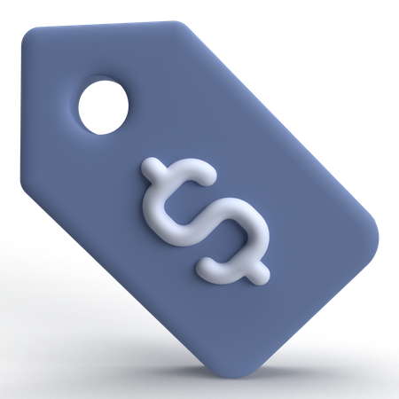 Preisschild  3D Icon