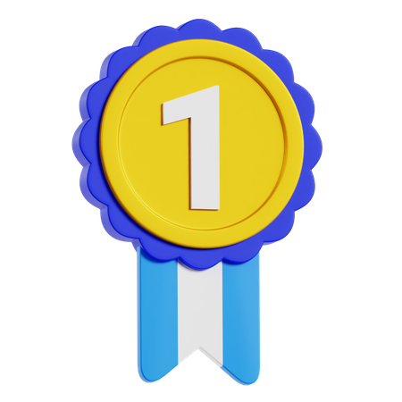 Premier gagnant du badge  3D Icon