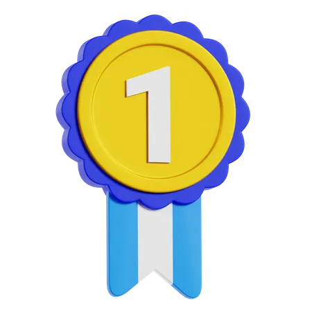 Premier gagnant du badge  3D Icon