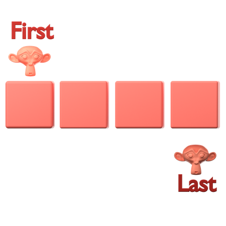 Premier et dernier  3D Icon