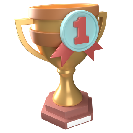 Premier trophée  3D Icon