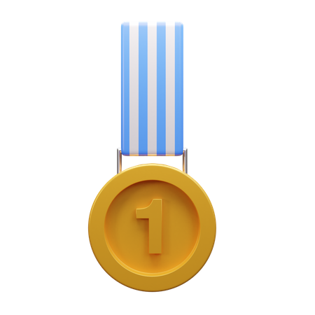 Première médaille  3D Icon