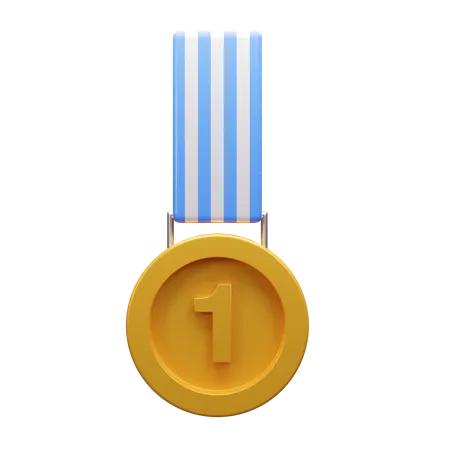 Première médaille  3D Icon